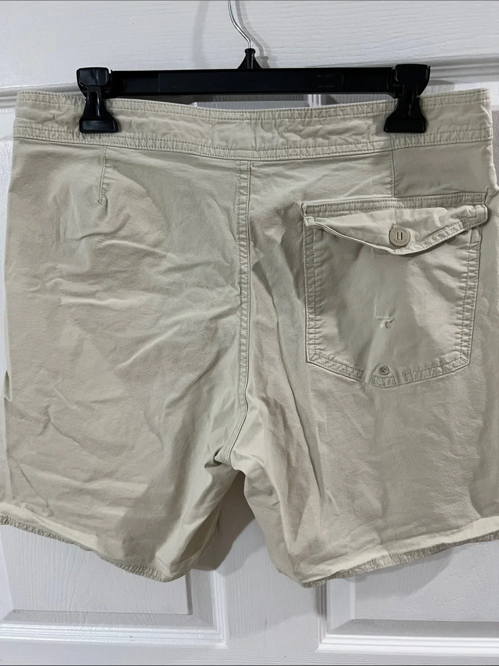 Patagonia Men's Light Beige Flat-Front Shorts with Drawstring